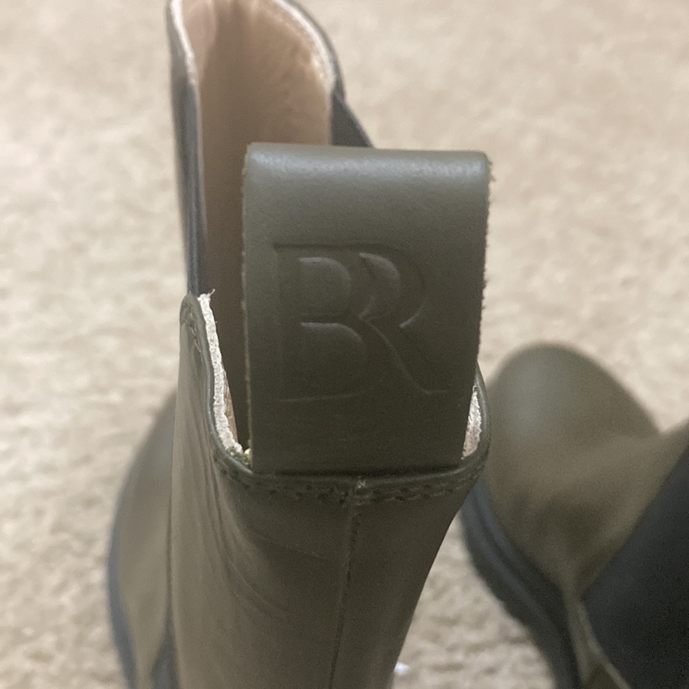 Banana Republic Khaki Ankle Booties - Picture 6 of 9